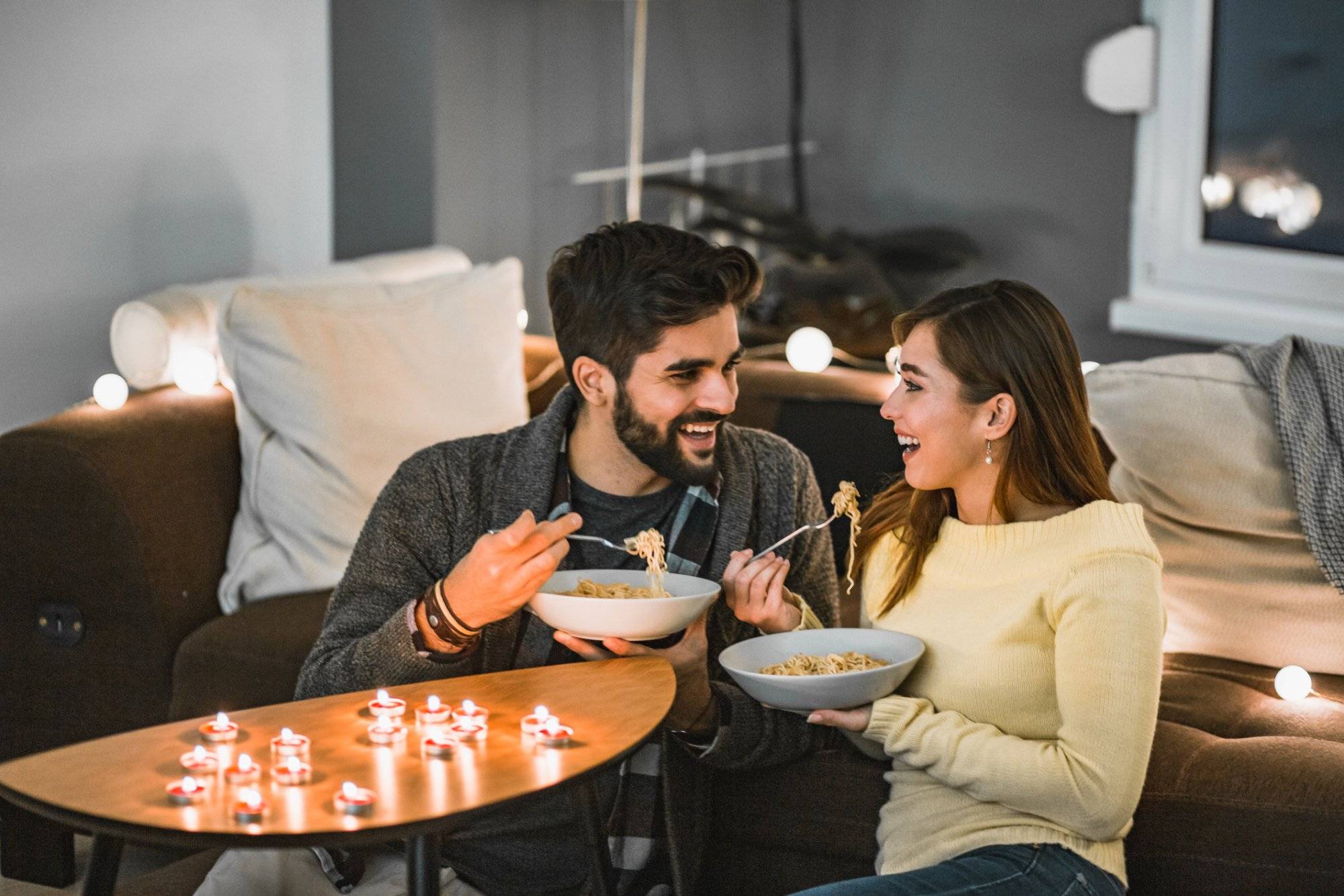 Romantic and easy dinner at home